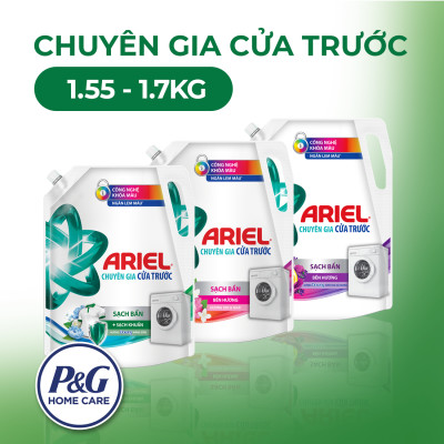 Nước Giặt ARIEL Cửa Trước Bền Màu Hương Hoa Oải Hương Túi 3.7 KG