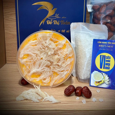 CHÂN YẾN SẠCH LOẠI 1 HÔP 50GR - YẾN SÀO ĐỖ THỊ TOÁN - CHÂN LỚN SẠCH ĐẸP - GIÒN DAI NGON BỔ DƯỠNG - LÀM ĐẸP DA - TĂNG CƯỜNG HỆ MIỄN DỊCH