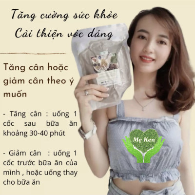 Bột ngũ cốc siêu sạch bổ dưỡng MẸ KEN 1KÝ - Tặng kèm miếng lót ly BỘT NGŨ CỐC DINH DƯỠNG, NGŨ CỐC LỢI SỮA, TĂNG CÂN, GIẢM CÂN, BỘT NGŨ CỐC ĂN DẶM CHO BÉ