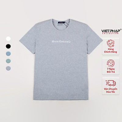 Áo Thun Nam VIỆT PHÁP - Chất liệu Cotton co dãn thấm hút mồ hồi tốt 7903