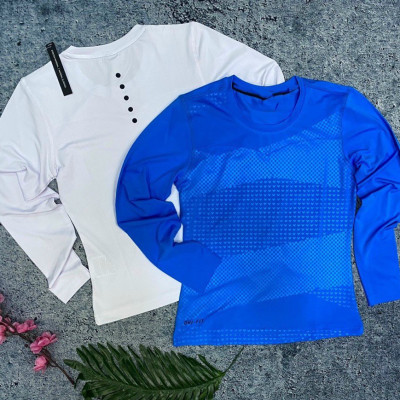 Áo thun nữ dài tay vải thun lạnh nhiều màu đa năng giá rẻ