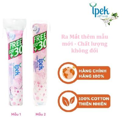Bông tẩy trang IPEK 130 Miếng (Thổ Nhĩ Kì)