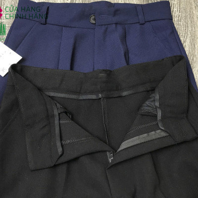 Quần tây nữ Hiền Trần BOUTIQUE lưng cạp cao âu công sở đẹp màu đen đồ đi học form chuẩn tôn dáng