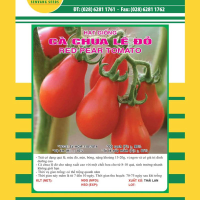 Hạt giống Cà chua Lê Đỏ Thái Lan VTS137
