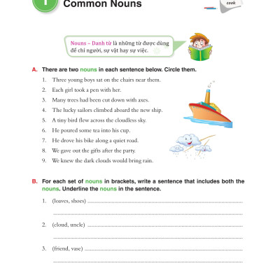 Sách - Bài tập bổ trợ ngữ pháp tiếng anh lớp 3 - VISHV Books