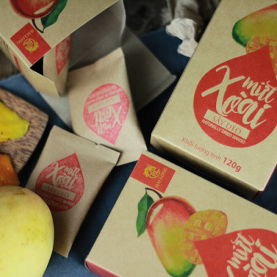 Combo 2 Hộp Mứt Xoài Sấy Dẻo Hải Long (120g / Hộp)